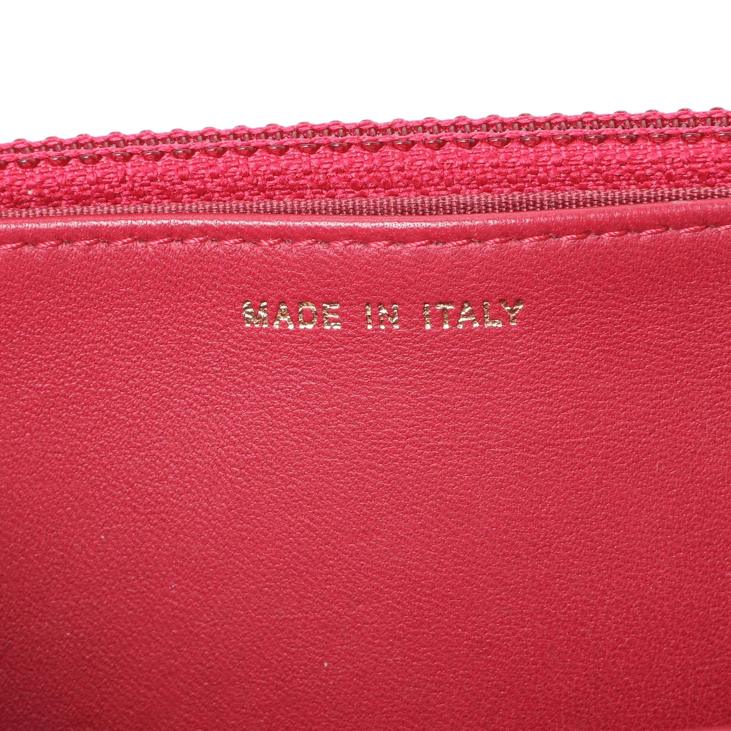 Exclusive Chanel Dark Pink Quilted Lambskin Trendy CC Wallet On Chain — Alternate View 10
