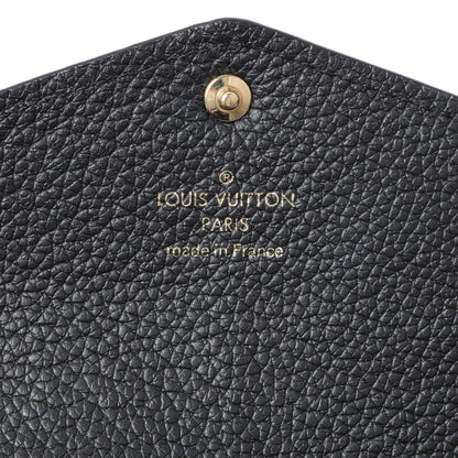 Exclusive Louis Vuitton Black Monogram Empreinte Sarah Wallet — Alternate View 12