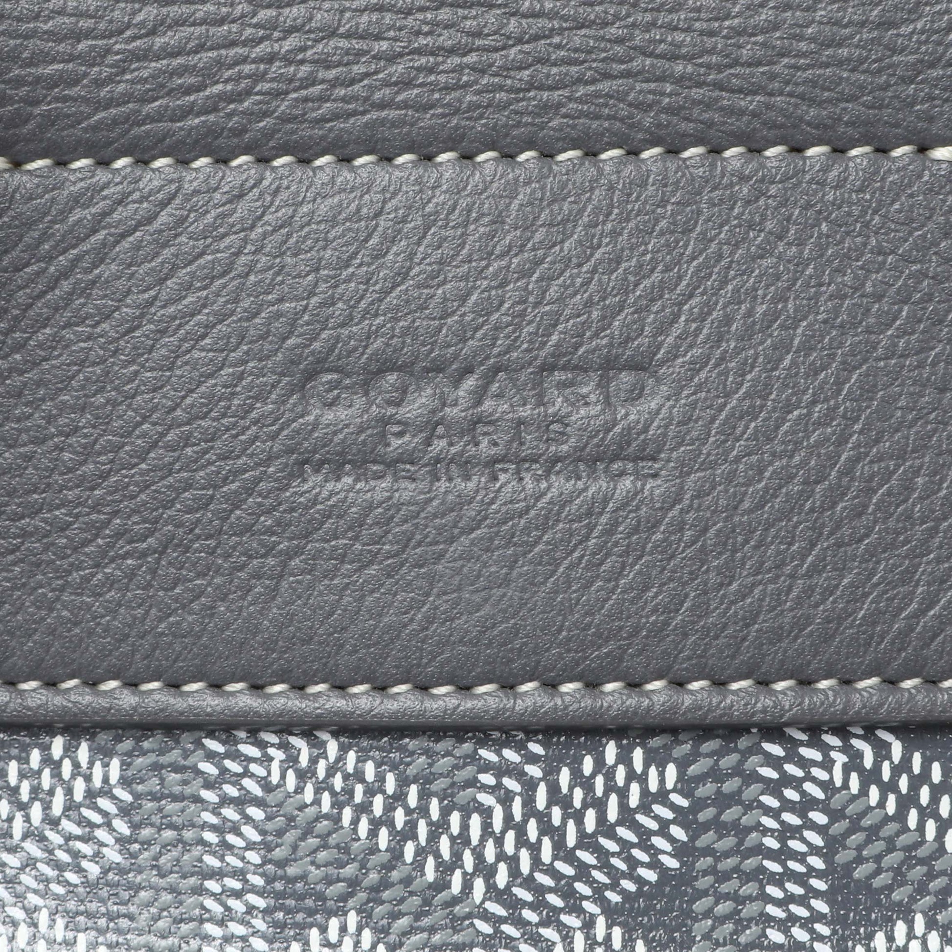 Exclusive Goyard Grey Goyardine Calfskin Mini Alpin Backpack — Alternate View 9