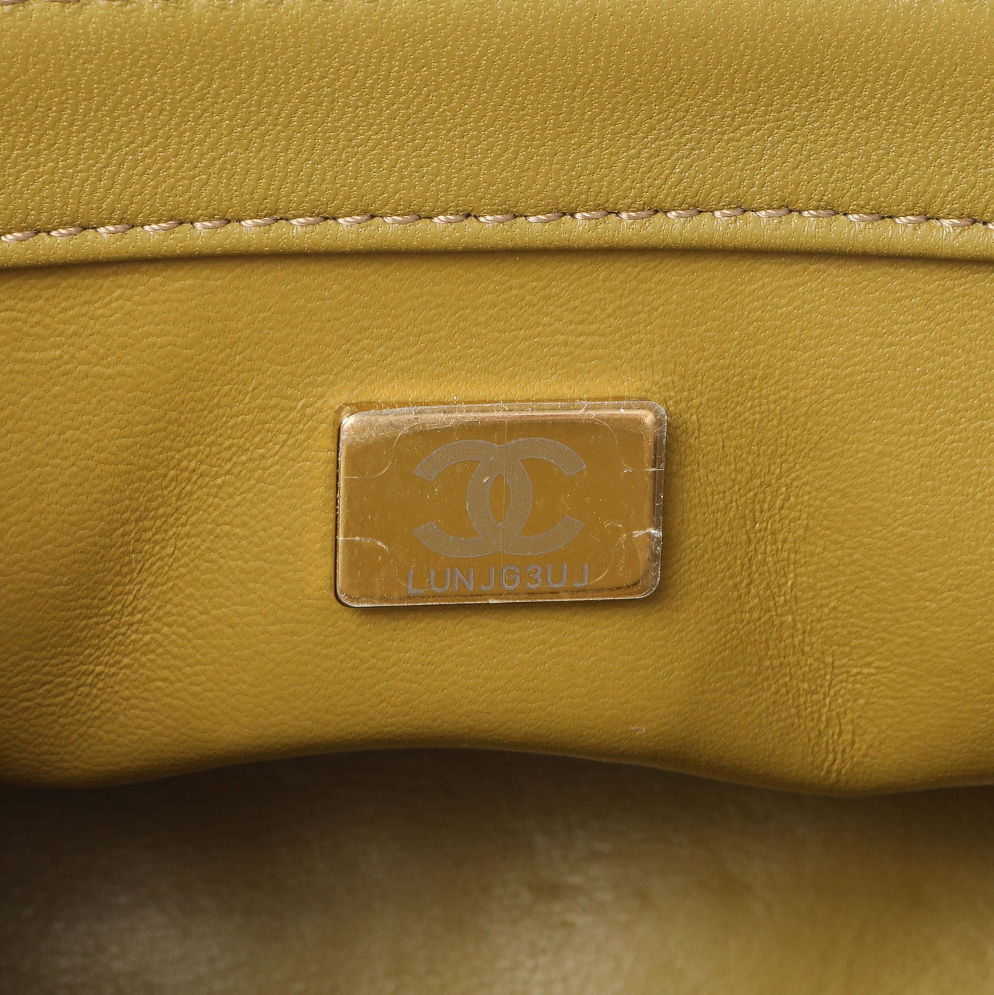 Exclusive Chanel Green Quilted Lambskin Mini Pearl Crush Flap — Lifestyle View