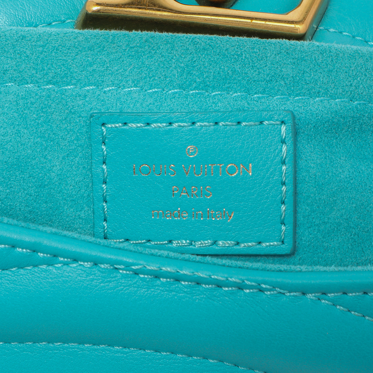 Exclusive Louis Vuitton Malibu Green Calfskin New Wave Chain MM — Lifestyle View