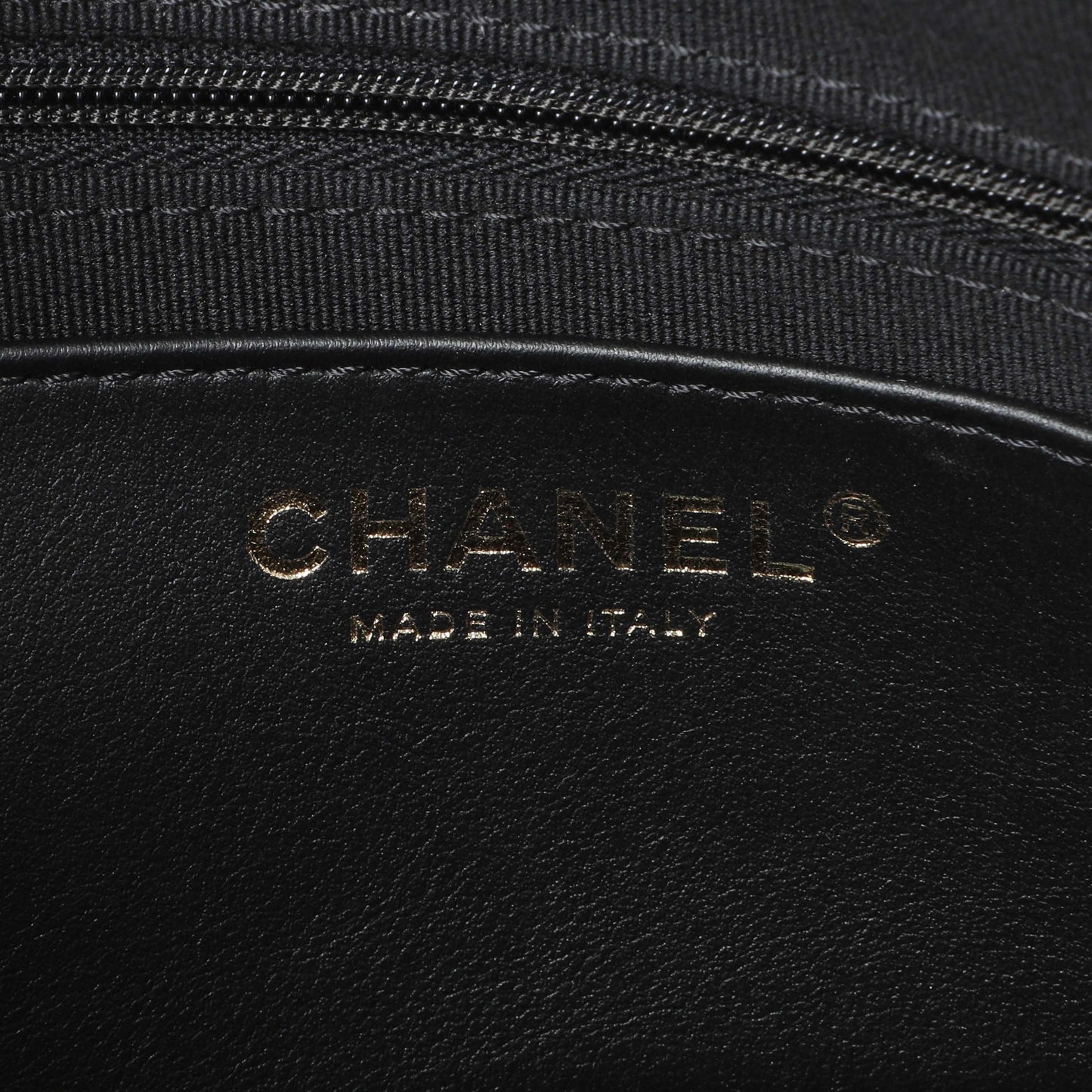 Exclusive Chanel Black Lambskin Mini Bowling Bag — Detail View