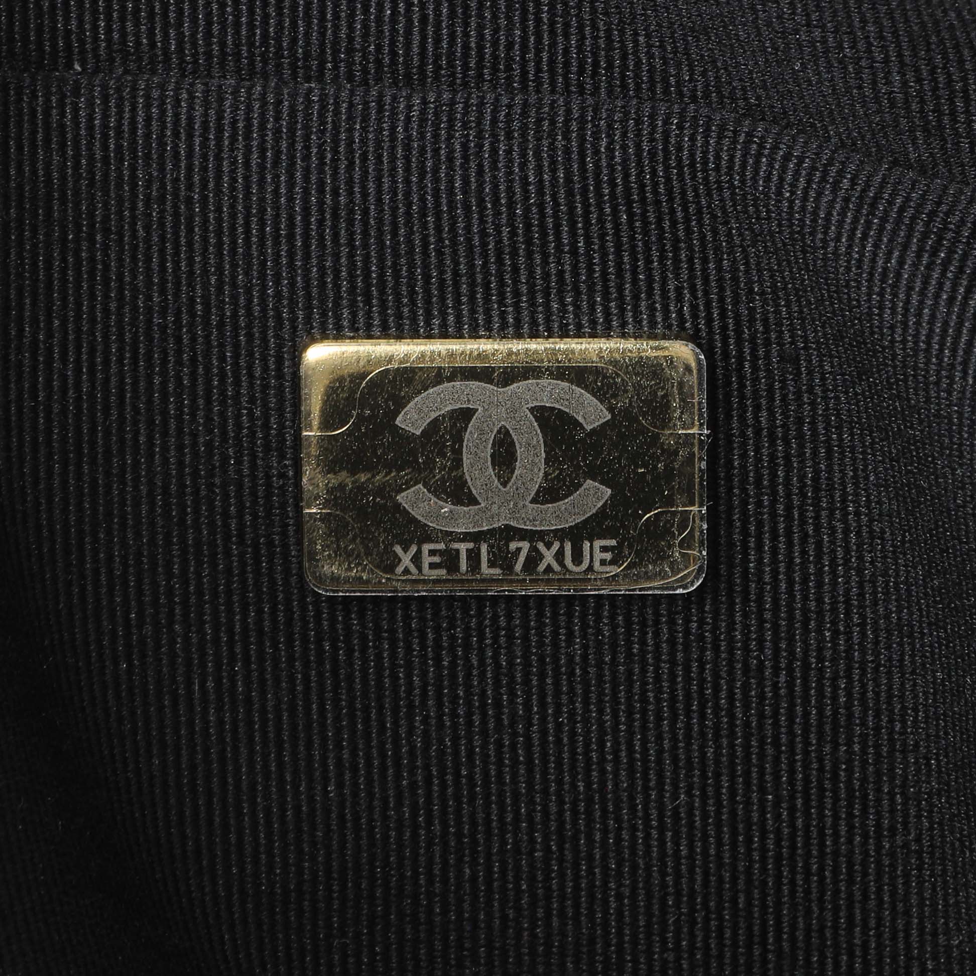 Exclusive Chanel Black Lambskin Mini Bowling Bag — Lifestyle View