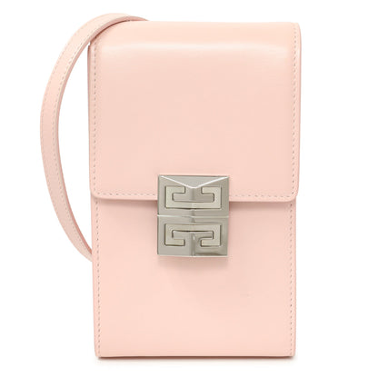 Exclusive Givenchy Pink Box Calfskin Mini Vertical 4G Bag — Front View