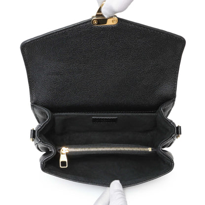 Exclusive Louis Vuitton Black Empreinte Pochette Metis East West — Alternate View 8