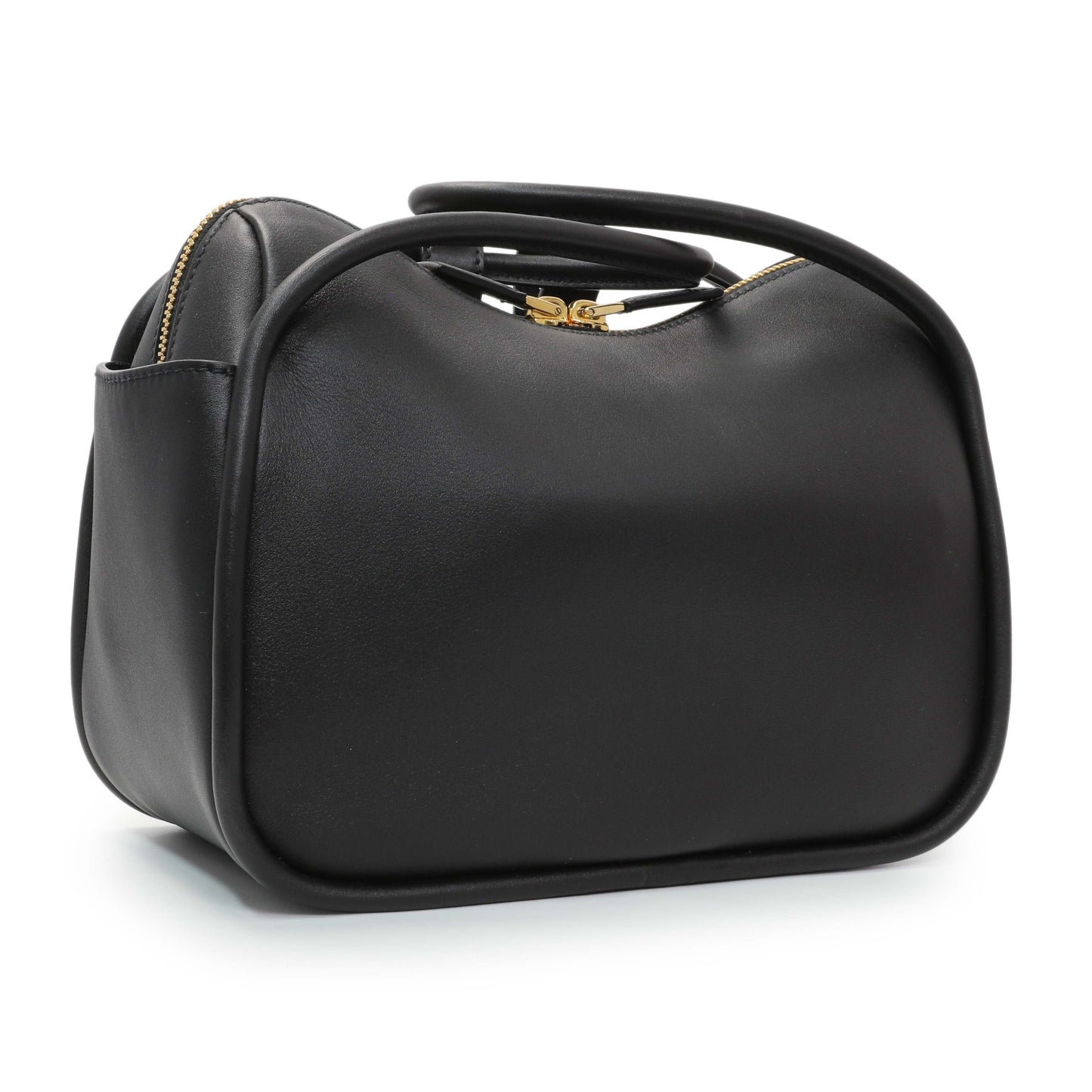 Exclusive Prada Black Calfskin Darling Shoulder Bag — Side View