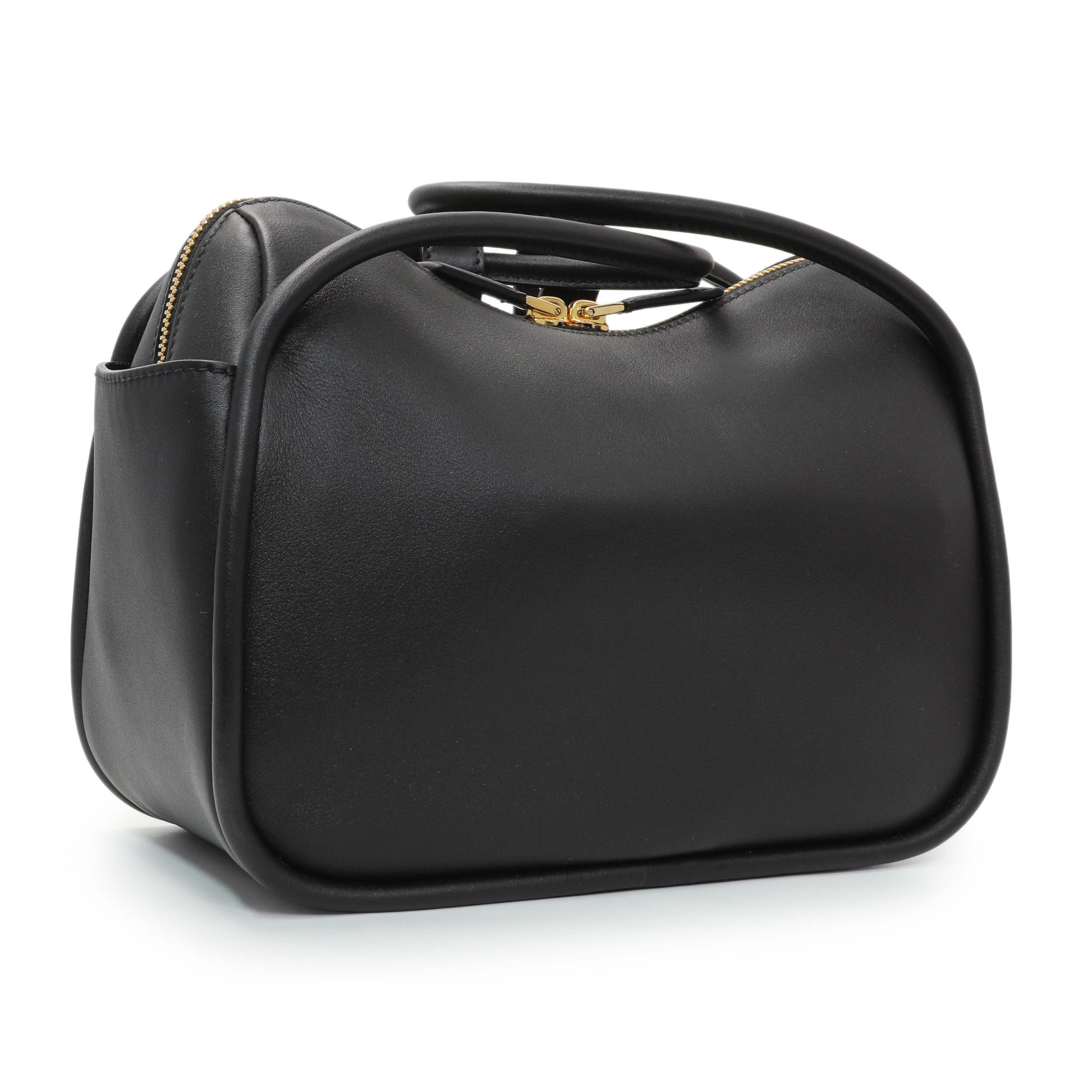 Exclusive Prada Black Calfskin Darling Shoulder Bag — Side View