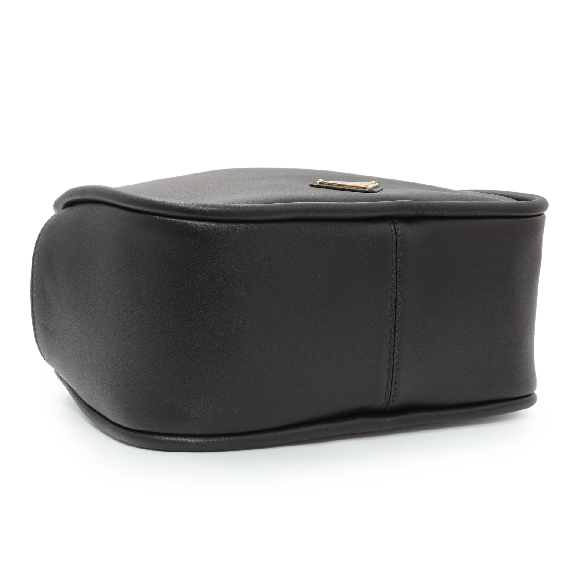 Exclusive Prada Black Calfskin Darling Shoulder Bag — Back View