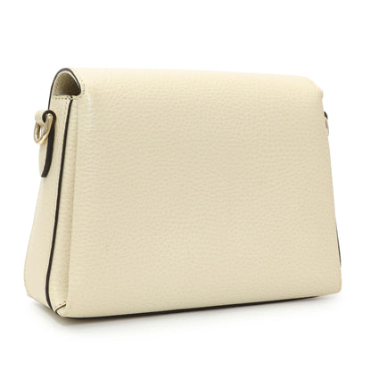 Exclusive Gucci Mystic White Calfskin Interlocking G Crossbody Bag — Side View