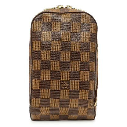 Exclusive Louis Vuitton Damier Ebene Geronimos — Front View