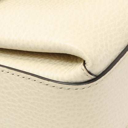 Exclusive Gucci Mystic White Calfskin Interlocking G Crossbody Bag — Top View