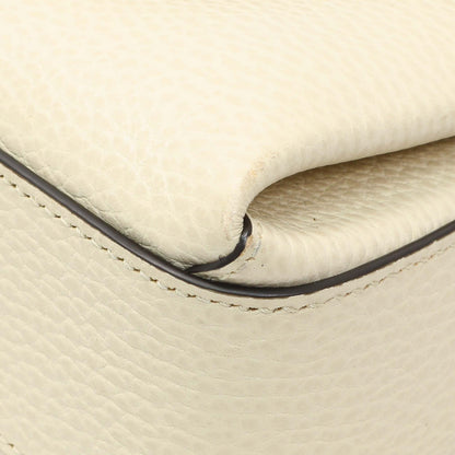 Exclusive Gucci Mystic White Calfskin Interlocking G Crossbody Bag — Detail View