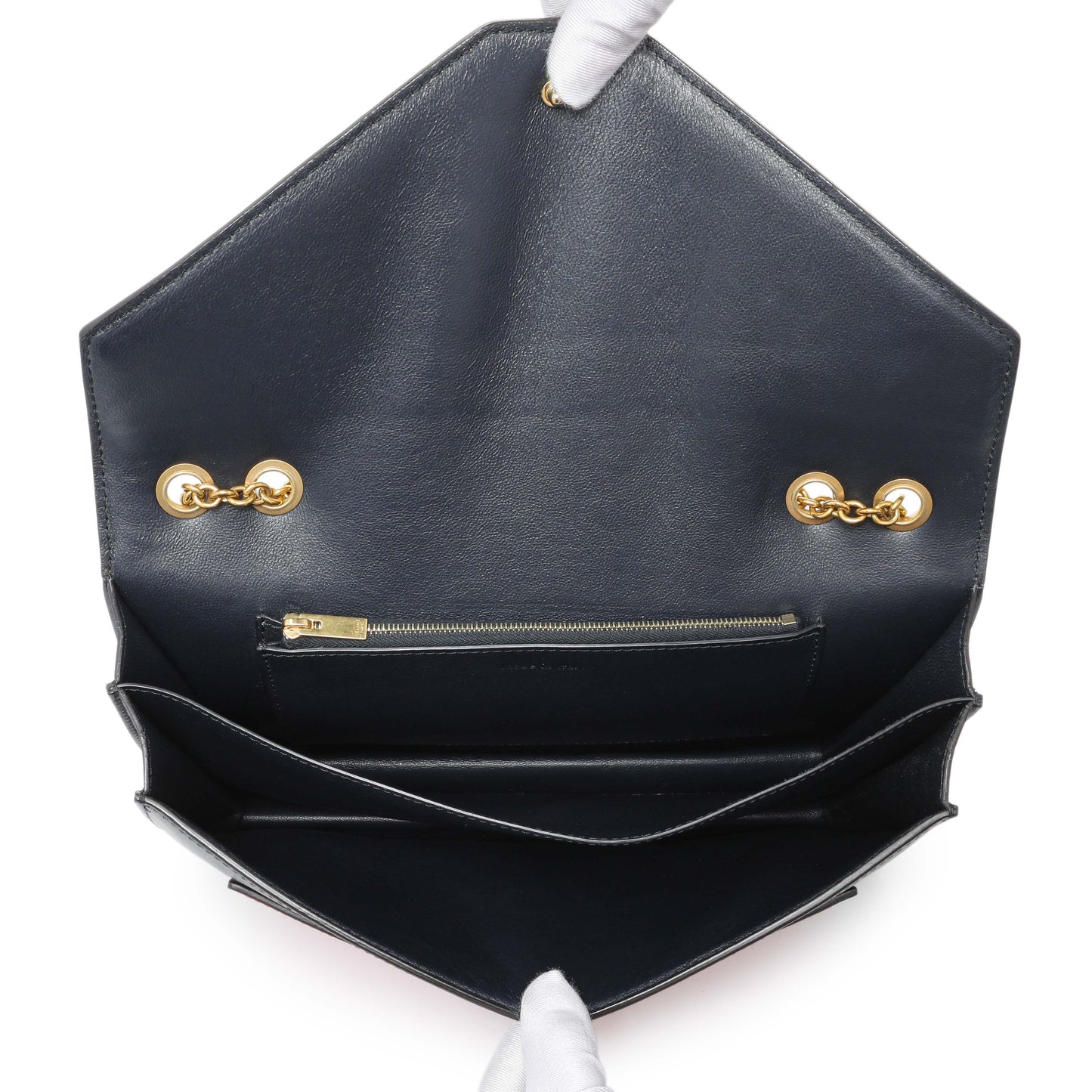 Exclusive Celine Tricolor Calfskin Pocket Envelope Shoulder Bag — Alternate View 8
