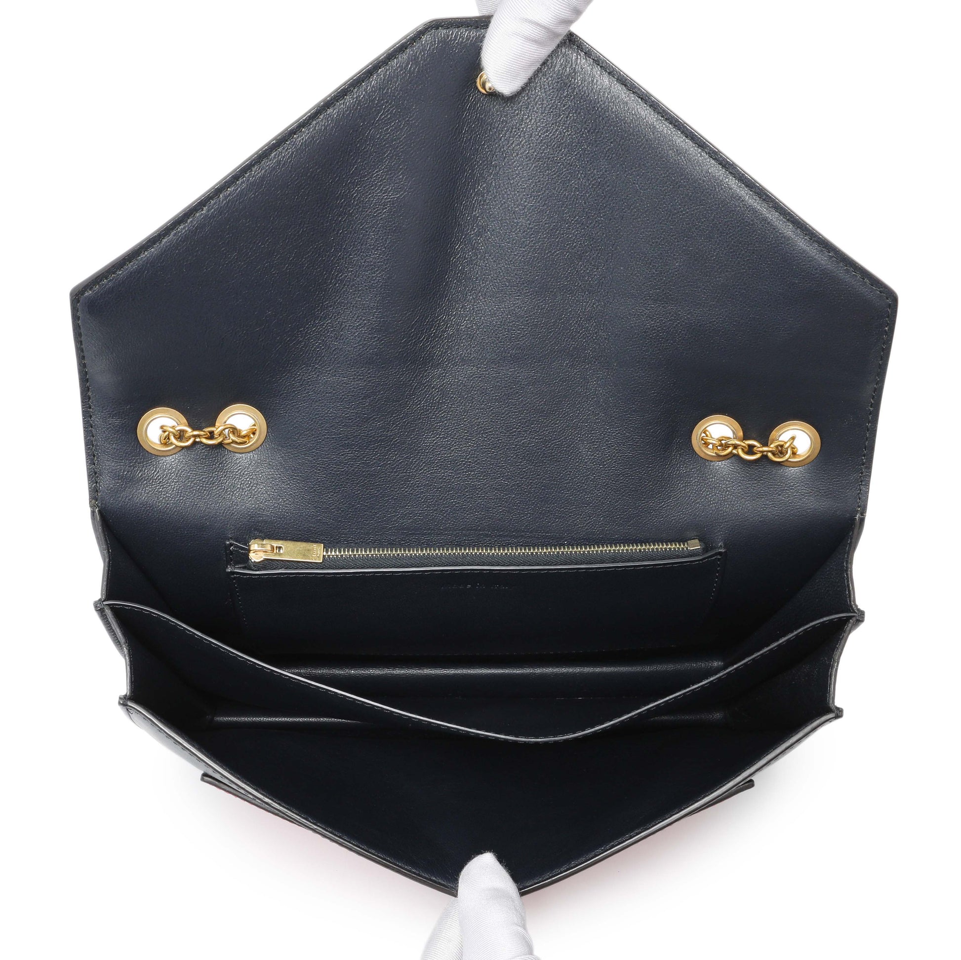 Exclusive Celine Tricolor Calfskin Pocket Envelope Shoulder Bag — Alternate View 8