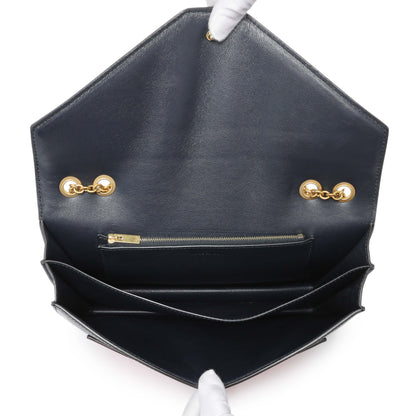 Exclusive Celine Tricolor Calfskin Pocket Envelope Shoulder Bag — Alternate View 8