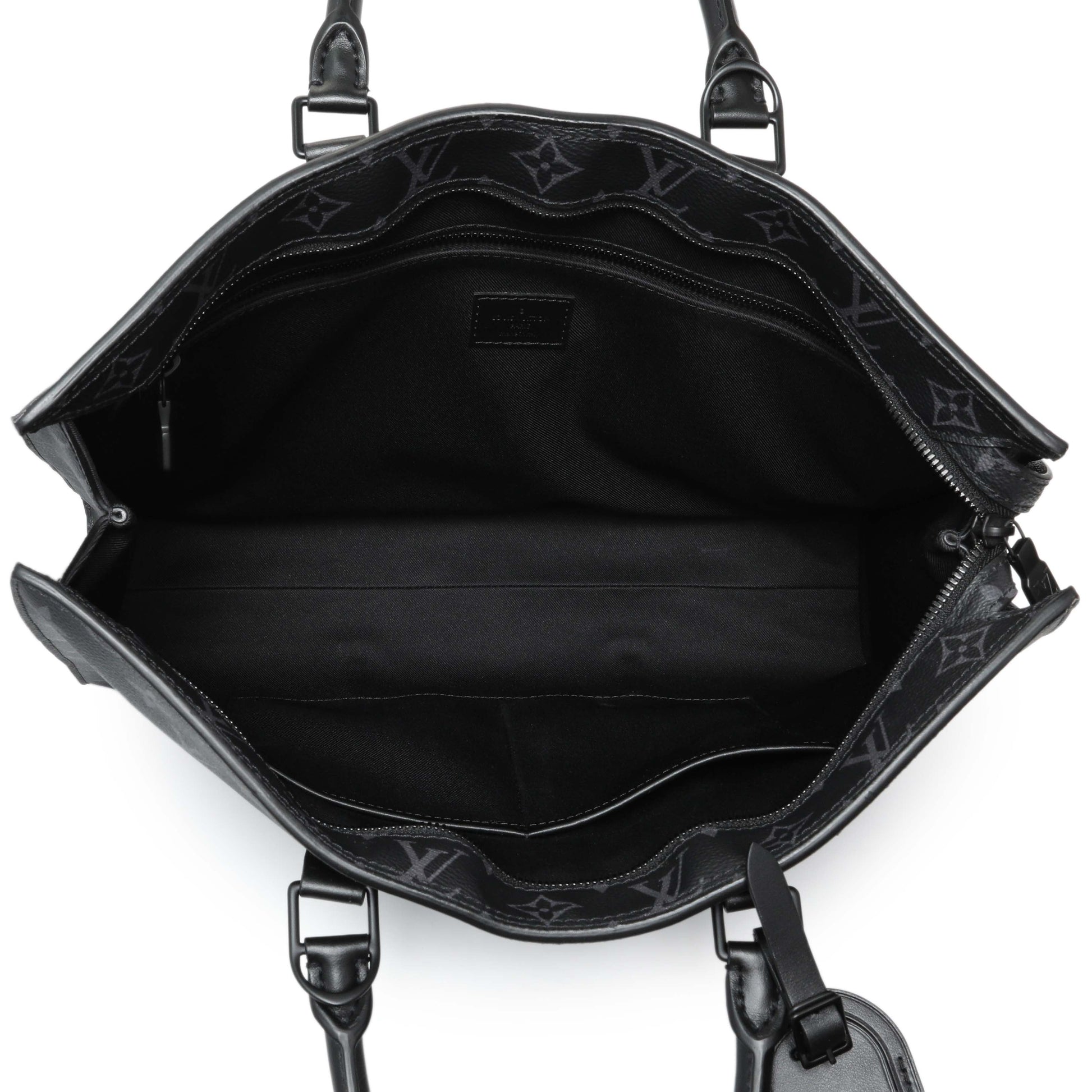 Exclusive Louis Vuitton Monogram Eclipse Sac Plat Horizontal Zipper — Alternate View 8