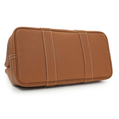 Exclusive Hermes Gold Negonda Garden Party 36 — Back View