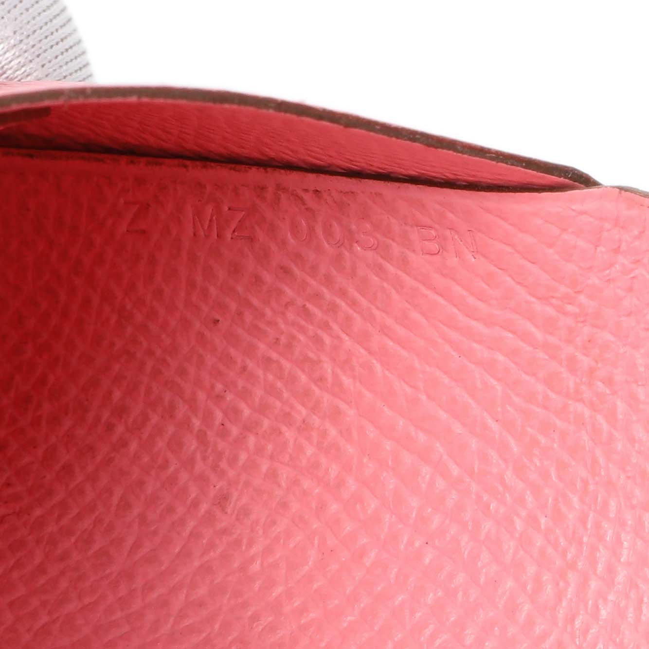 Exclusive Hermes Pink Epsom Calvi Duo Card Case — Lifestyle View
