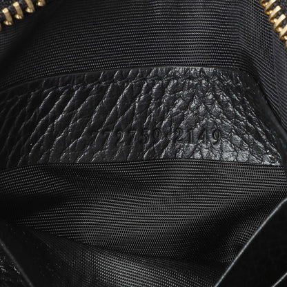 Exclusive Gucci Black Calfskin Super Mini Marmont Shoulder Bag — Lifestyle View