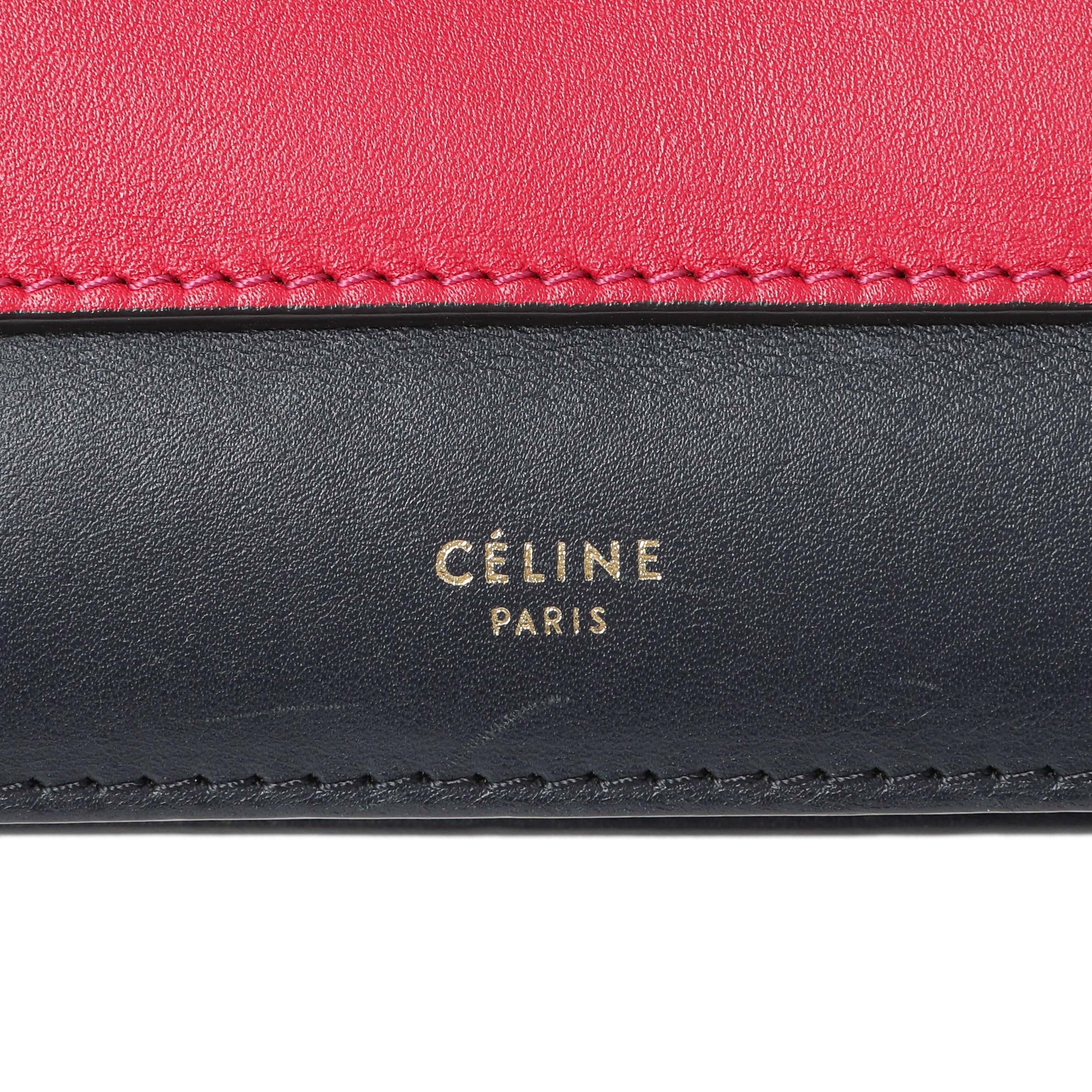 Exclusive Celine Tricolor Calfskin Pocket Envelope Shoulder Bag — Alternate View 9