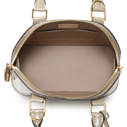 Exclusive Louis Vuitton Dune Beige Vernis Alma BB — Top View