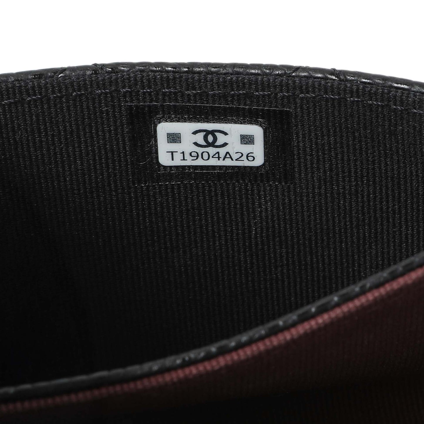 Exclusive Chanel Black Caviar Quilted Flap Card Holder Wallet — Alternate View 7