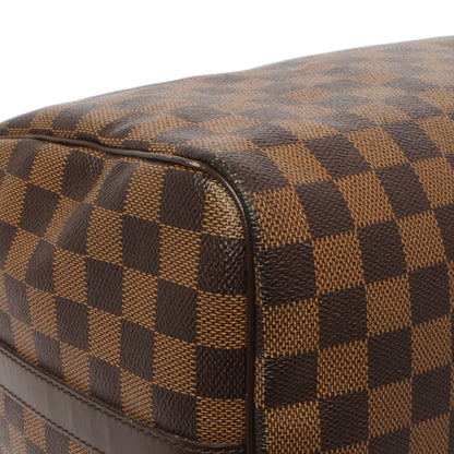 Exclusive Louis Vuitton Damier Ebene Speedy Bandouliere 35 — Top View