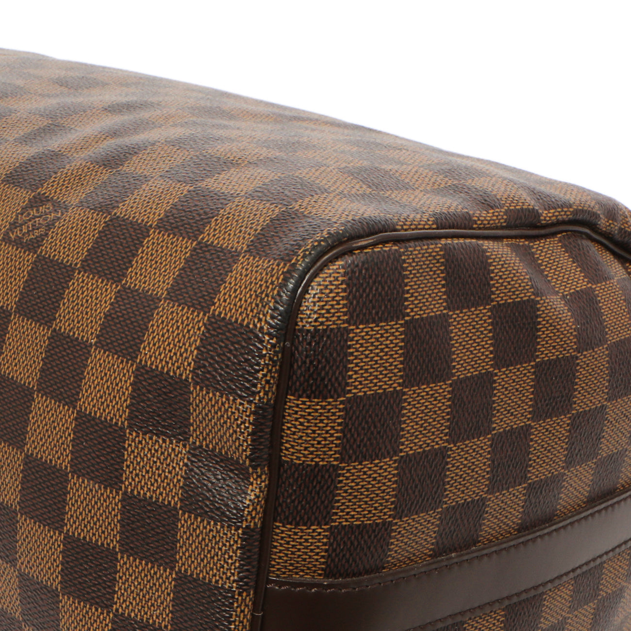 Exclusive Louis Vuitton Damier Ebene Speedy Bandouliere 35 — Detail View