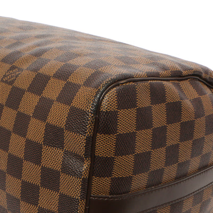 Exclusive Louis Vuitton Damier Ebene Speedy Bandouliere 35 — Detail View
