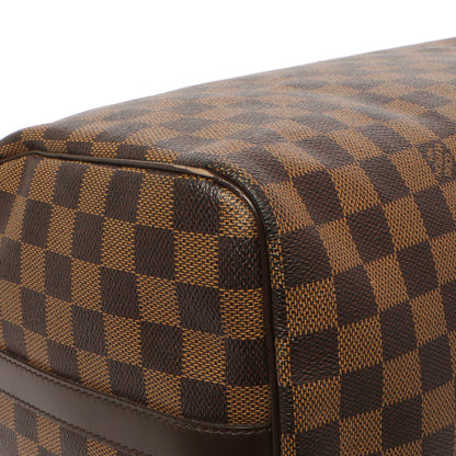 Exclusive Louis Vuitton Damier Ebene Speedy Bandouliere 35 — Lifestyle View