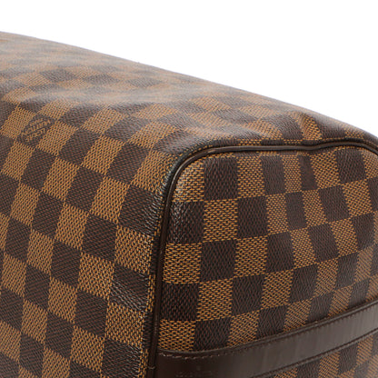 Exclusive Louis Vuitton Damier Ebene Speedy Bandouliere 35 — Alternate View 7