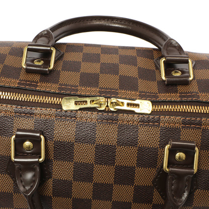 Exclusive Louis Vuitton Damier Ebene Speedy Bandouliere 35 — Alternate View 10