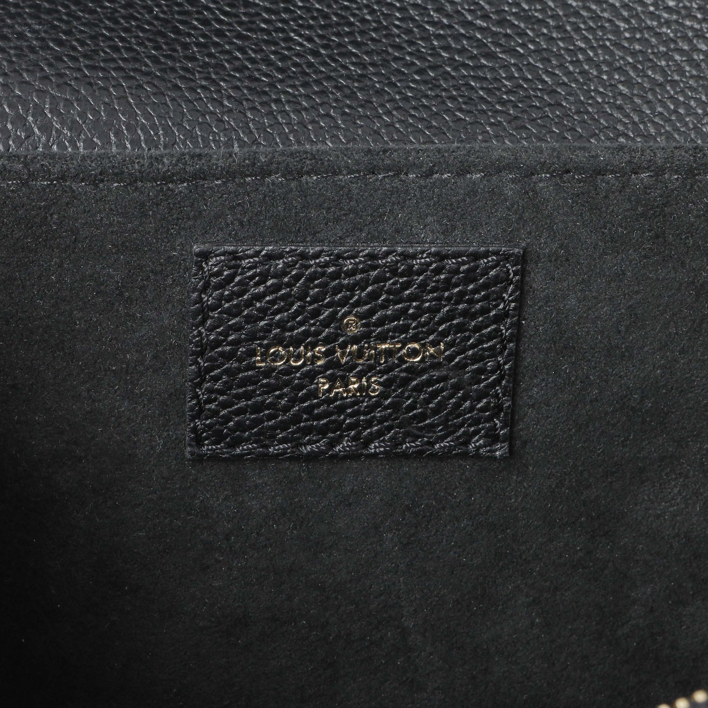 Exclusive Louis Vuitton Black Empreinte Pochette Metis East West — Alternate View 9