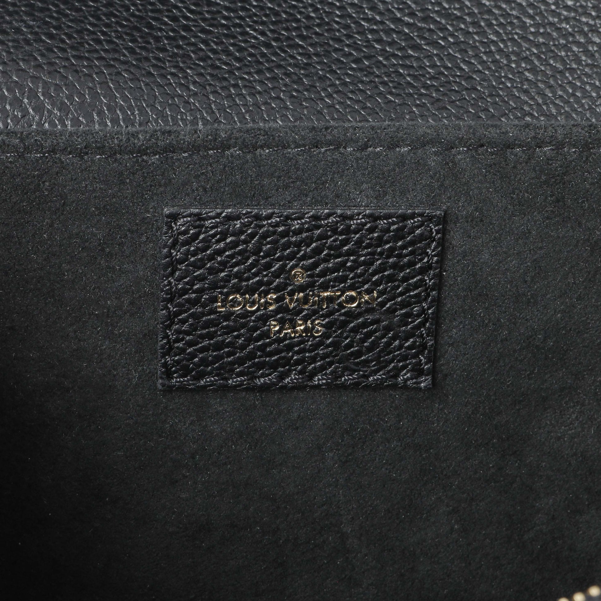 Exclusive Louis Vuitton Black Empreinte Pochette Metis East West — Alternate View 9