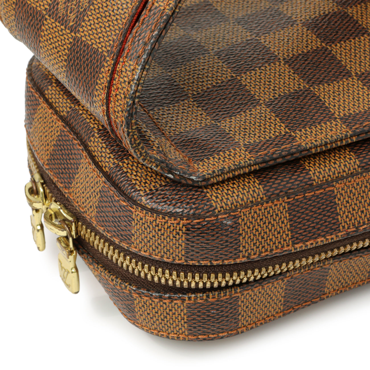 Exclusive Louis Vuitton Damier Ebene Geronimos — Detail View