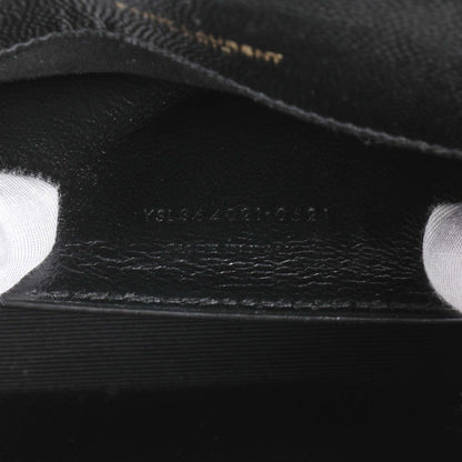 Exclusive Saint Laurent Black Grain De Poudre Medium Monogram Kate Satchel — Alternate View 10