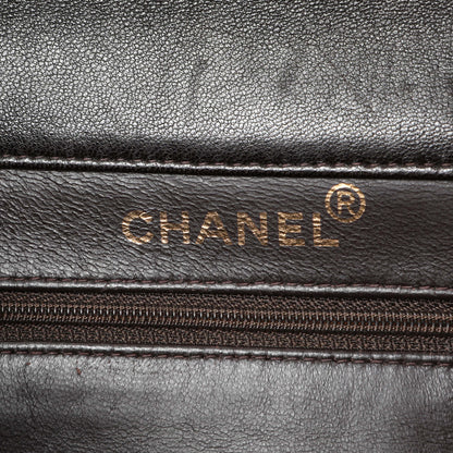 Exclusive Chanel Brown Quilted Lambskin Vintage Double Sided Flap — Alternate View 14