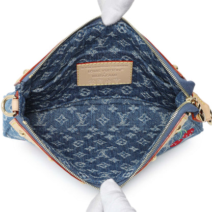 Exclusive Louis Vuitton X Takashi Murakami Cherry Pochette Accessories — Top View