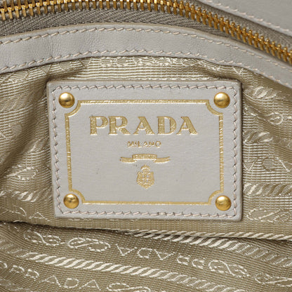 Exclusive Prada Grey Gaufre Shopping Satchel — Alternate View 9