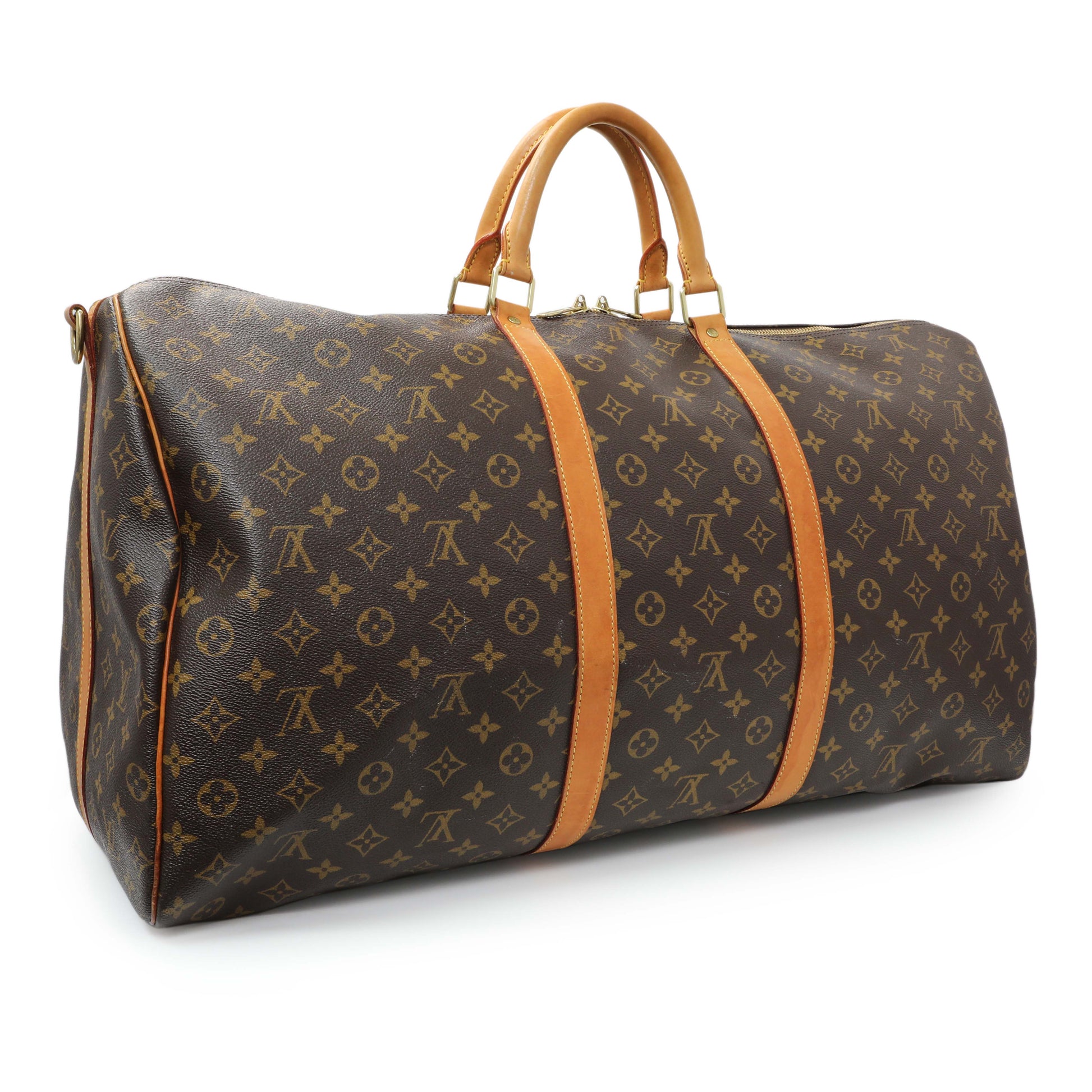 Exclusive Louis Vuitton Monogram Keepall 60 — Side View