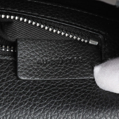 Exclusive Ferragamo Brown Double Gancini Messenger Bag — Lifestyle View