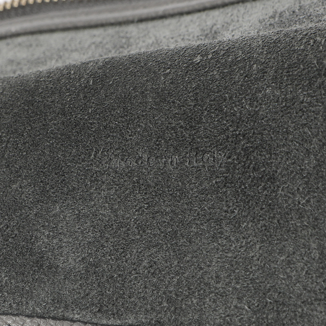 Exclusive Celine Grey Grained Calfskin Mini Belt Bag — Alternate View 10