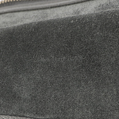 Exclusive Celine Grey Grained Calfskin Mini Belt Bag — Alternate View 10