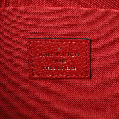 Exclusive Louis Vuitton Red Monogram Empreinte Felicie Pochette — Alternate View 8