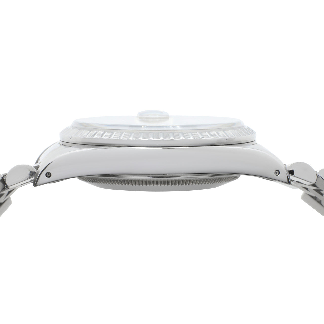 Exclusive Rolex Stainless Steel Datejust 36 16220 — Side View