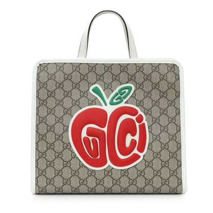 Exclusive Gucci GG Supreme Monogram Children's Tote — Front View