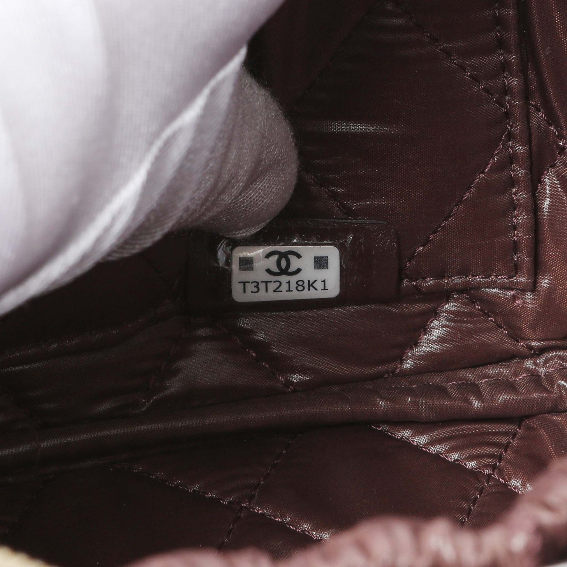 Exclusive Chanel Black Caviar Quilted Medium Curvy Pouch Cosmetic Case — Lifestyle View