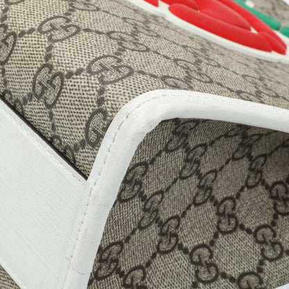 Exclusive Gucci GG Supreme Monogram Children's Tote — Detail View
