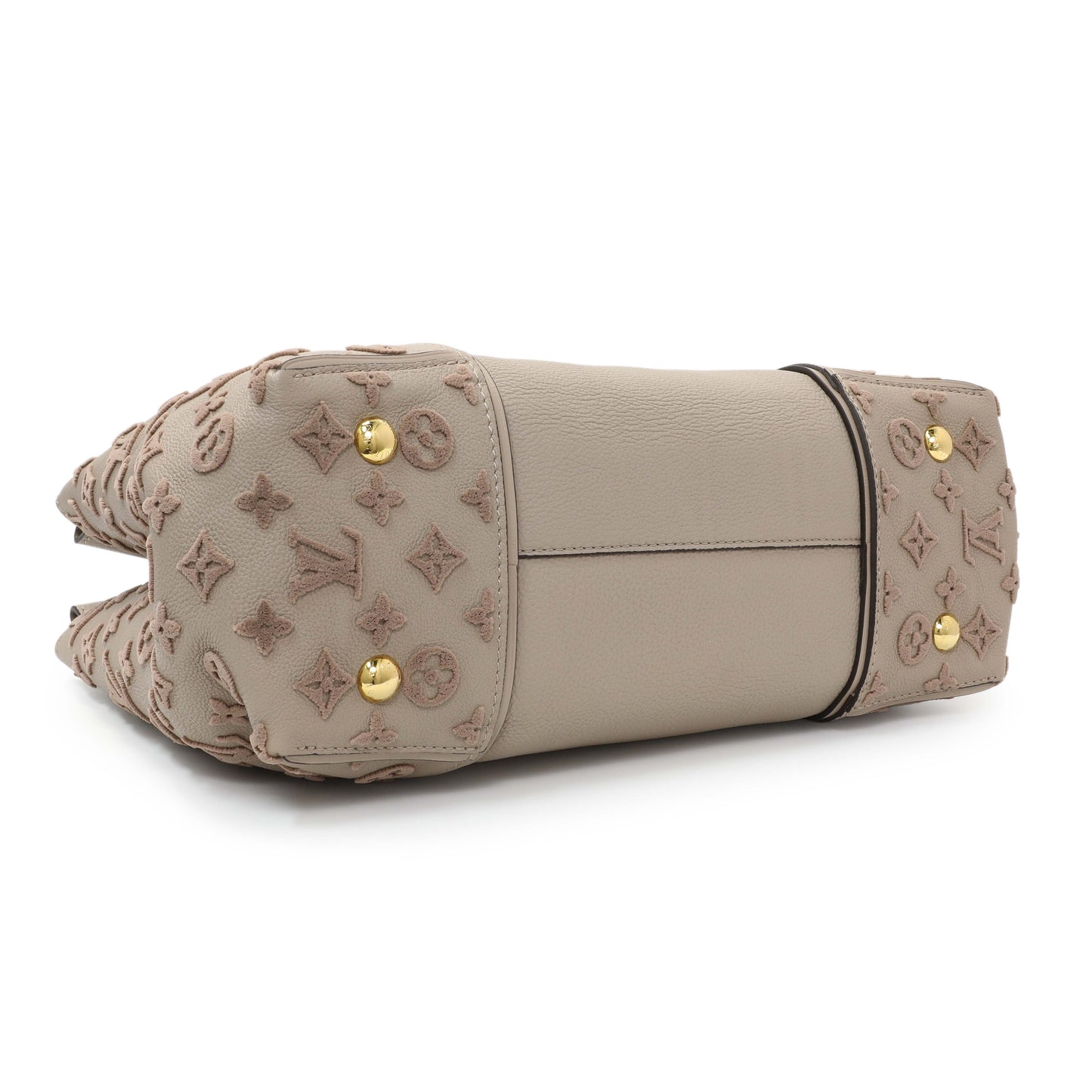 Exclusive Louis Vuitton Galet Veau Cachemire Tote W PM — Back View