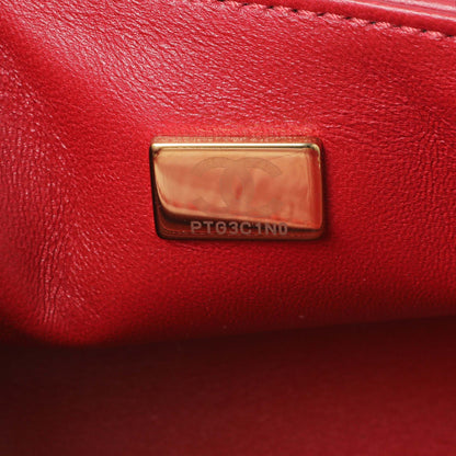 Exclusive Chanel Dark Red Aged Calfskin Chevron Quilted 2.55 Reissue 224 — Lifestyle View
